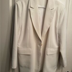 Classic Women's White Blazer